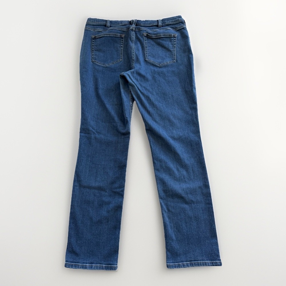 Duluth Trading Co Slim Straight Jeans 14x31 Medium Wash Women's Denim - Picture 7 of 7